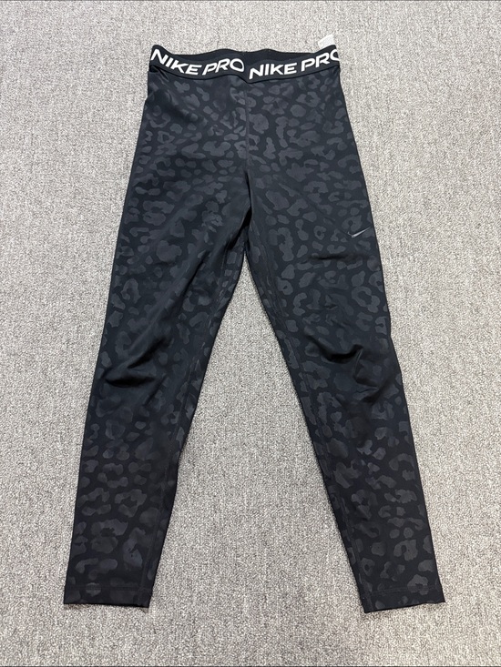 Nike Pants - Nike Pro Black Leopard-Print Leggings size medium